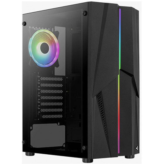 Aerocool Mecha Midi Tower Black - (AEROPGSMECHA-G-BK-V2)