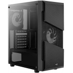 Aerocool Menace Saturn Midi Tower Black - (AEROPGSMENACE-RGB-G)