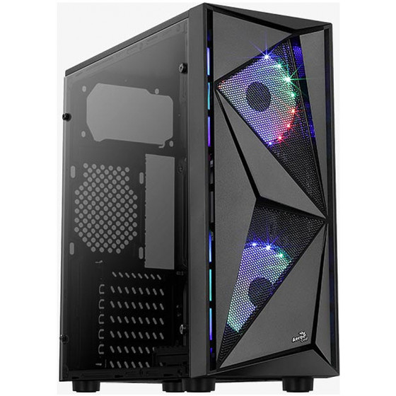 Aerocool PGS Glider Cosmo FRGB-G-BK-V1 2XF - (AEROPGSGLIDER-2RGB-G)