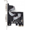 GEMBIRD 2 SERIAL PORT PCI-EXPRESS ADD-ON CARD WITH EXTRA LOW PROFILE BRACKET - (SPC-22)