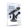 GEMBIRD CONDENSER MICROPHONE WITH DESK-STAND BLACK - (MIC-D-04)