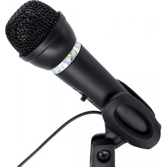 GEMBIRD CONDENSER MICROPHONE WITH DESK-STAND BLACK - (MIC-D-04)