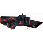GEMBIRD ULTIMATE 4-IN-1 GAMING KIT US LAYOUT - (GGS-UMG4-02)