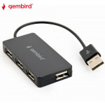 GEMBIRD USB HUB 4-PORT BLACK - (UHB-U2P4-04)