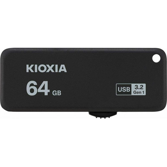 KIOXIA USB 3.0 64GB YAMABIKO U3.2 BLACK - (LU365K064GG4)