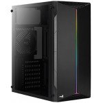 Aerocool Split Midi Tower Black - (AEROPGSSPLIT-A-BKRGB)
