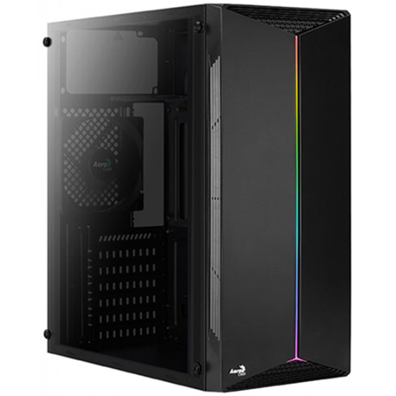 Aerocool Split Midi Tower Black - (AEROPGSSPLIT-A-BKRGB)