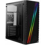 Aerocool Streak Midi Tower Black - (AEROPGSSTREAK-A-BKRG)