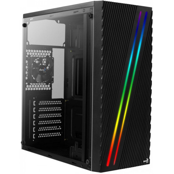 Aerocool Streak Midi Tower Black - (AEROPGSSTREAK-A-BKRG)