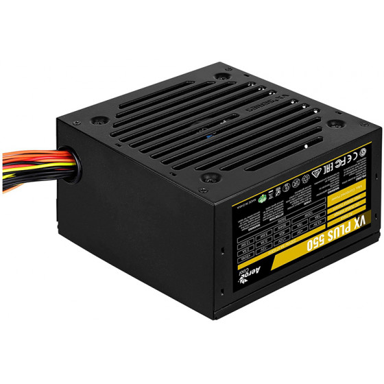 Aerocool VX PLUS 550 power supply unit 550 W ATX Black - (AEROVX-550PLUS)