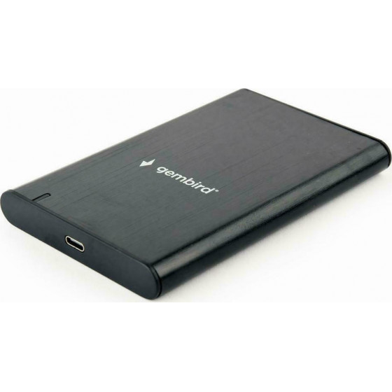 GEMBIRD USB 3.1 2.5 ENCLOSURE TYPE-C PORT BLACK - (EE2-U3S-6)
