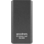 GOODRAM EXTERNAL SSD HL100 1TB + USB CABLE TYPE C - (SSDPR-HL100-01T)