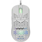 WHITE SHARK MOUSE GM-5007 GALAHAD 6400dpi WHITE - (GM-5007W)