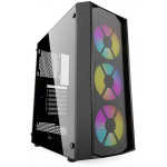 Aerocool Quartz REVO Midi-Tower Black - (AEROPGS-QUARTZREVO)