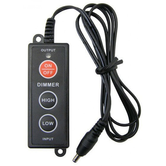 CRYPTO LED RIGID BAR FLAT DIMMER 12-24VDC 24-36W KEY CONTROL - (W004232)