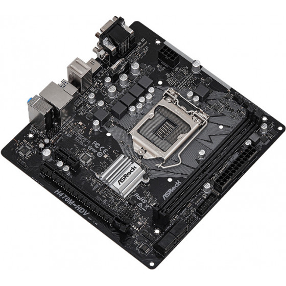 ASROCK 2x DDR4 s1200 USB 3.2 mATX - (H470M-HDV)