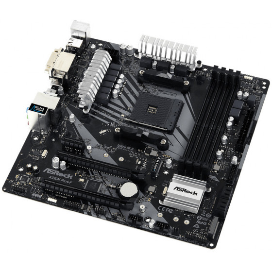 ASROCK A320M Pro4-F 4x DDR4 AM4 USB 3.1 mATX - (A320M-PRO4-F)