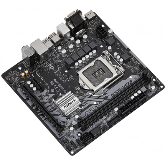 ASROCK ������� 2x DDR4 s1200 USB 3.2 mATX - (H510M-HDV)