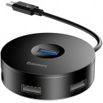 BASEUS USB Type-C hub 1x USB 3.0 3x USB 2.0 ����� - (CAHUB-G01)