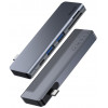 BASEUS USB Type-C hub 2x USB 3.0 Type-C SD/Micro SD ���� - (CAHUB-K0G)