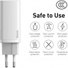 BASEUS ��������� ������ 1x USB 1x USB Type-C 65W ������ - (CCGAN2L-B02)