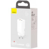 BASEUS ��������� ������ 1x USB 1x USB Type-C 65W ������ - (CCGAN2L-B02)