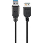 GOOBAY ������� USB 3.0 �� USB F copper 3m ����� - (93999)