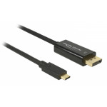 DELOCK ������� USB-C �� DisplayPort DP Alt Mode 4K 2m ����� - (85256)