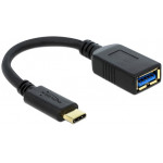 DELOCK ������� USB-C �� USB USB3.1 Gen 1 3A 5Gbps 15cm ����� - (65634)