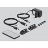 DELOCK HDMI KVM Switch USB 3.0 Audio 4K60Hz ����� - (11481)