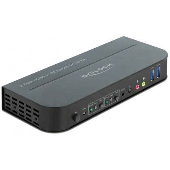 DELOCK HDMI KVM Switch USB 3.0 Audio 4K60Hz ����� - (11481)