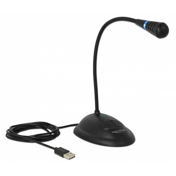 DELOCK ��������� �� ���� ��� mute button USB 1.7m ����� - (65871)