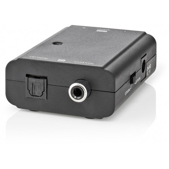 NEDIS Digital Audio Converter 2-way Connection input - (ACON2509BK)