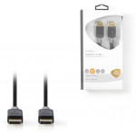 NEDIS DisplayPort Cable DisplayPort Male DisplayPort Male 8K 60Hz - (CCBW37014AT20)