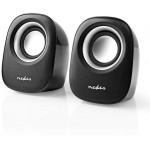 NEDIS PC Speaker 2.0 4W Connection input 1x 3.5mm USB Powered - (CSPR10020BK)