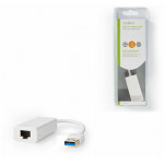 NEDIS USB 3.0 Adapter USB-A Male TO RJ45 Female 1Gbit 0.2m White - (CCGB61950WT02)
