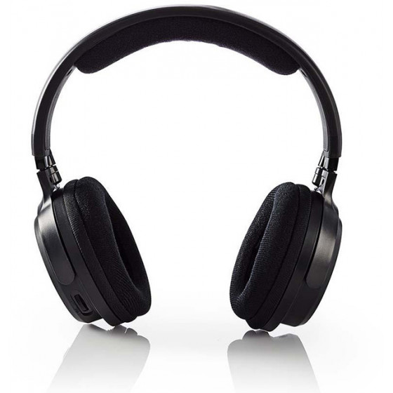 NEDIS Wireless TV Headphones RF On-Ear - (HPRF200BK)