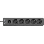 APC Essential SurgeArrest 5 Outlet Black 230V - (PME5B-GR)