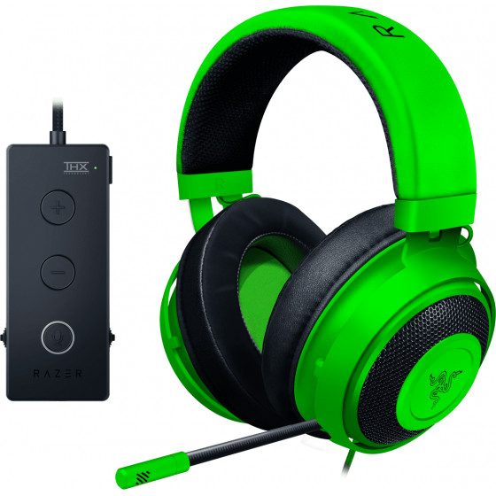 Razer KRAKEN 7.1 TOURNAMENT Green Gaming Headset - (RZ04-02051100-R3M1)