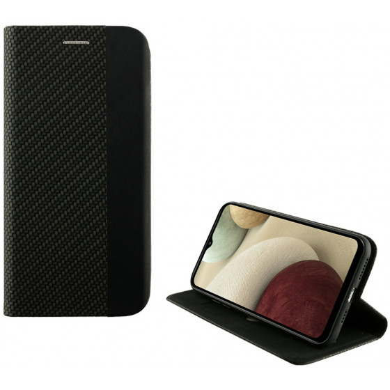 IDOL 1991 ���� SAMSUNG A12 A125 ELITE ANTI-RFID BOOK STAND BLACK - (5205308280504)