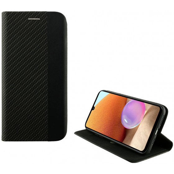 IDOL 1991 ���� SAMSUNG A32 4G A325 ELITE ANTI-RFID BOOK STAND BLACK - (5205308287701)