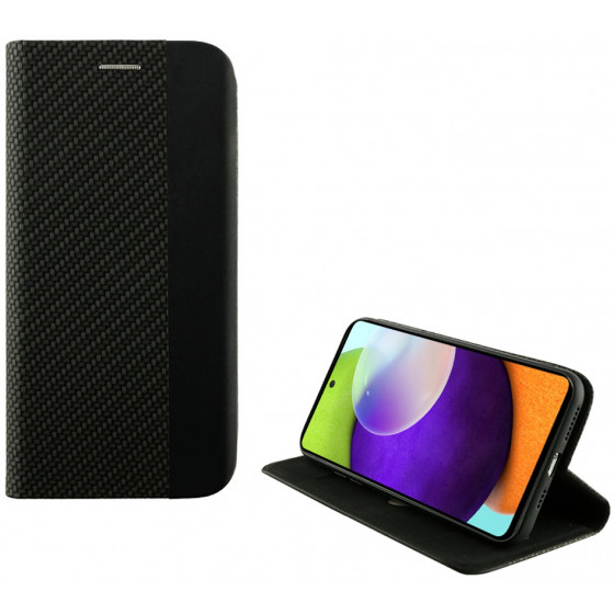 IDOL 1991 ���� SAMSUNG A52 5G A526 ELITE ANTI-RFID BOOK STAND BLACK - (5205308287725)