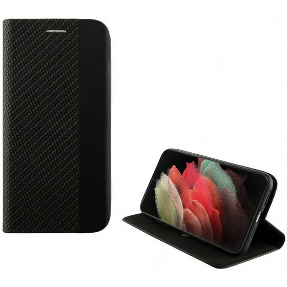 IDOL 1991 ���� SAMSUNG S21 ULTRA 5G G998 ELITE ANTI-RFID BOOK STAND BLACK - (5205308281402)