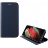 IDOL 1991 ���� SAMSUNG S21 ULTRA 5G G998 ELITE ANTI-RFID BOOK STAND BLUE - (5205308281419)