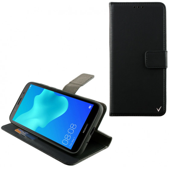 VOLTE-TEL ���� HUAWEI Y5 2018 / HONOR 7S ALLURE MAGNET BOOK STAND CLIP BLACK - (5205308259364)