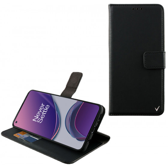 VOLTE-TEL ���� ONEPLUS 8T ALLURE MAGNET BOOK STAND CLIP BLACK - (5205308281846)