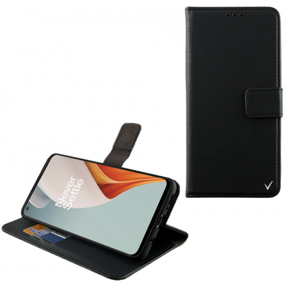 VOLTE-TEL ���� ONEPLUS NORD N10 5G ALLURE MAGNET BOOK STAND CLIP BLACK - (5205308281839)