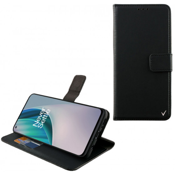 VOLTE-TEL ���� ONEPLUS NORD N100 ALLURE MAGNET BOOK STAND CLIP BLACK - (5205308282089)