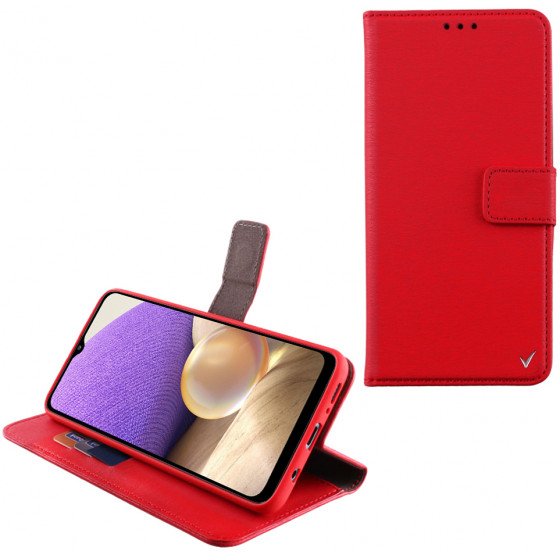VOLTE-TEL ���� SAMSUNG A32 5G A326 ALLURE MAGNET BOOK STAND CLIP RED - (5205308281921)