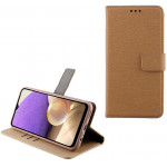 VOLTE-TEL ���� SAMSUNG A32 5G A326 MAGNET BOOK STAND CLIP GOLD - (5205308281914)